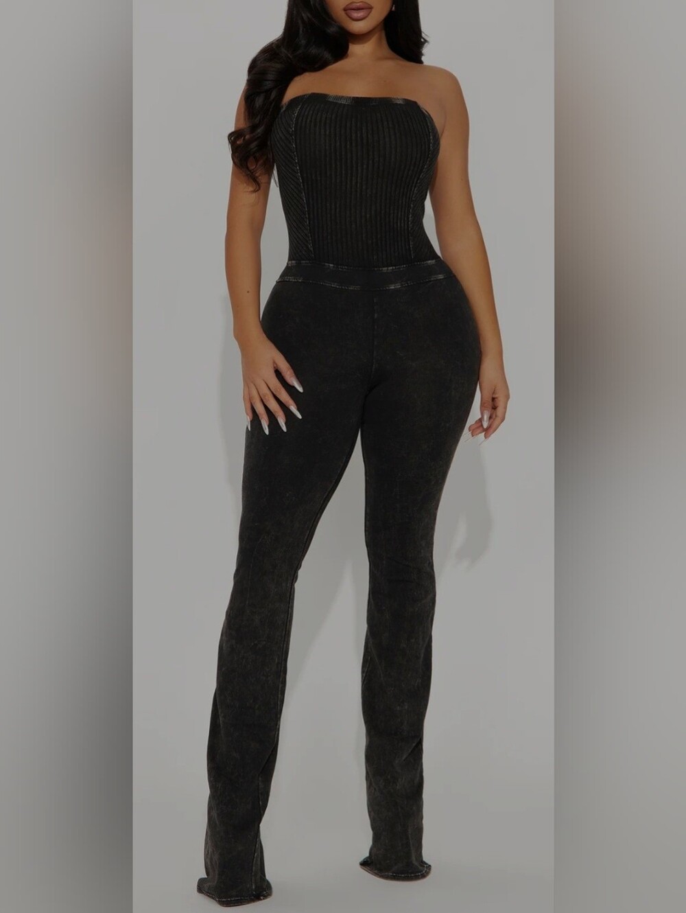 FASHION NOVA You Know Too Much Jumpsuit - Black